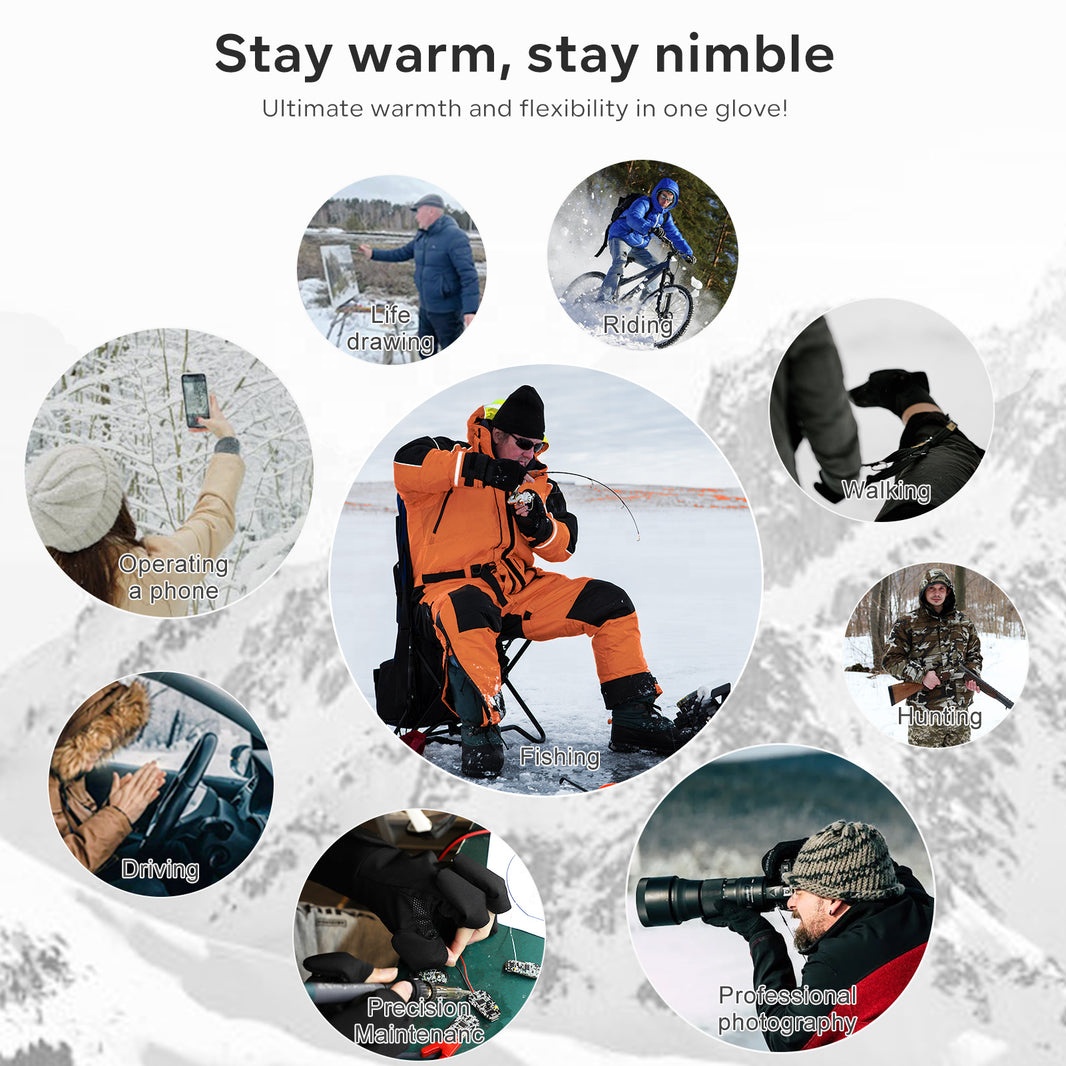 Finger Flip Smart Unisex Multi - Fishing Gloves ulasan dan harga