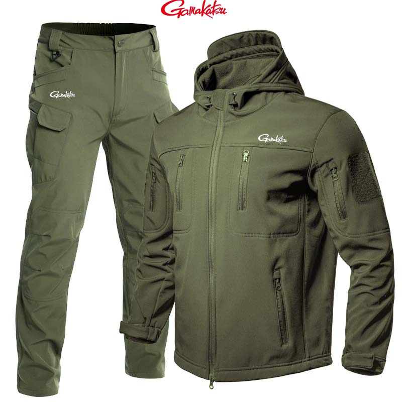 Gamakatsu Fishing Shark Skin S - Fishing Rain Suit ulasan dan harga